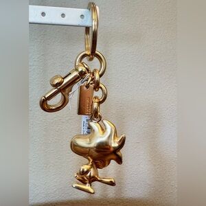 Coach Gold Character Keychain